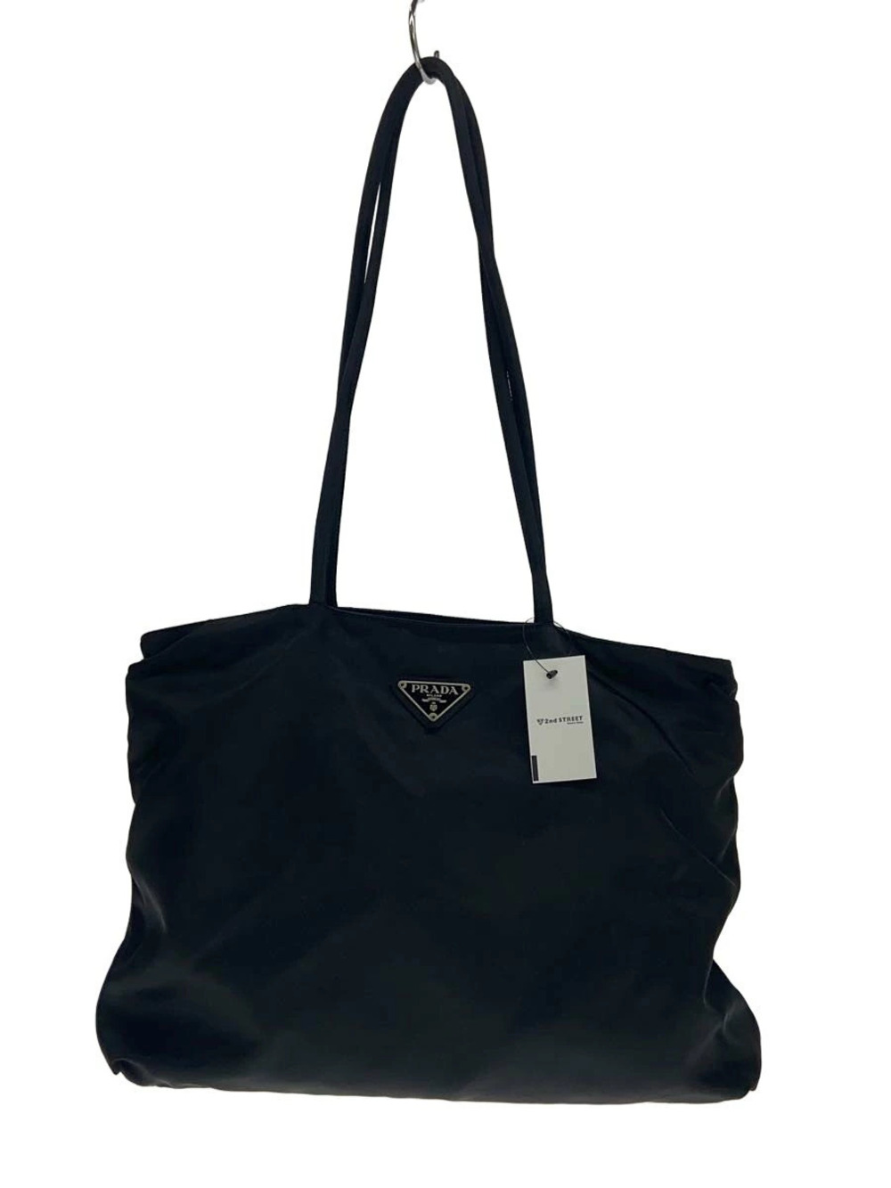 Prada Vitello Daino Shopping Leather Tote Bag Black